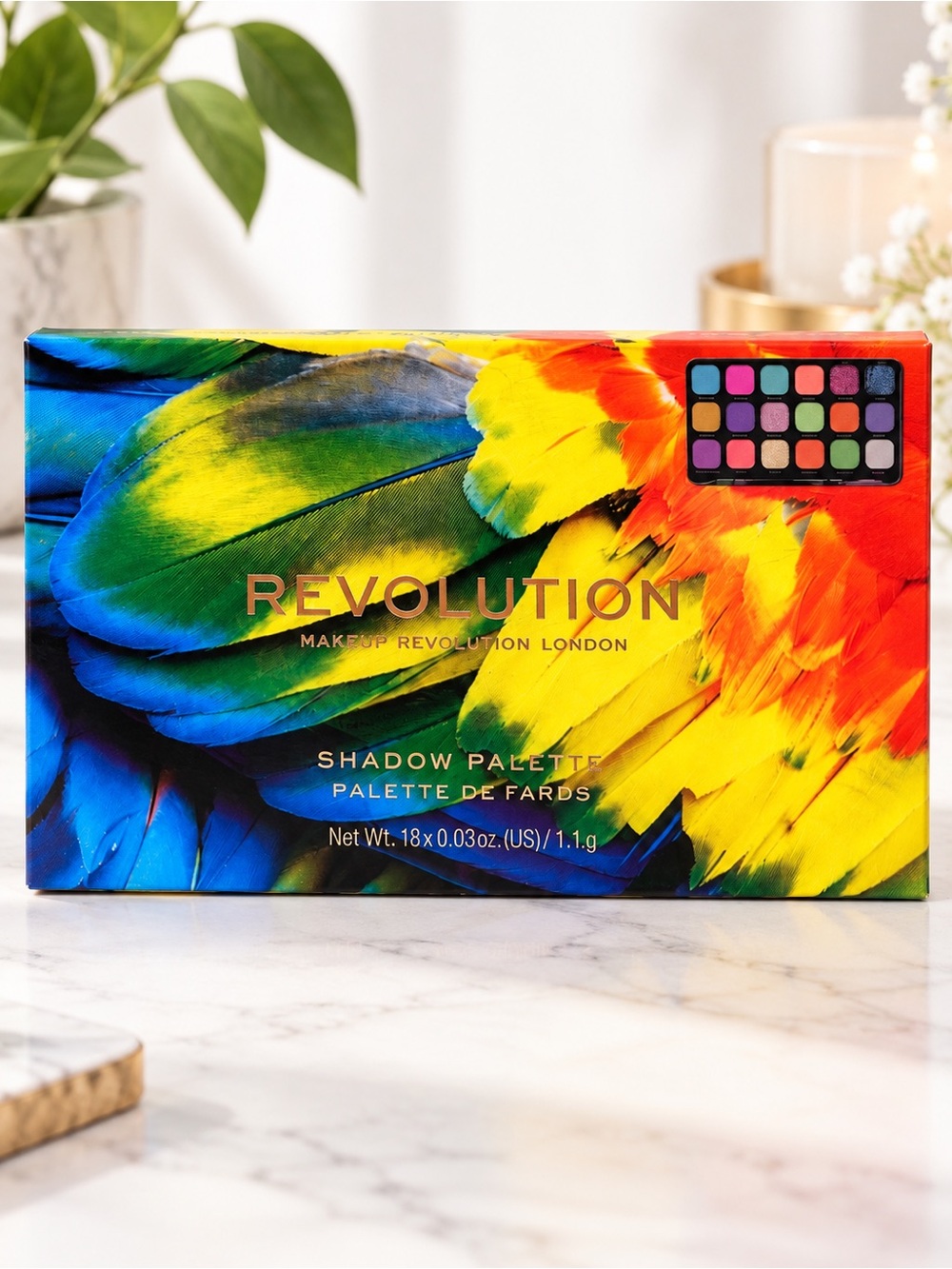 Makeup Revolution Forever Flawless Birds of Paradise Eyeshadow Palette NIB